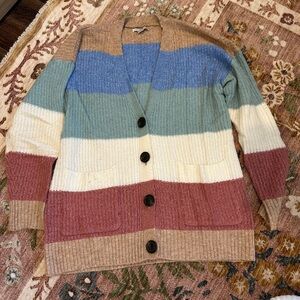 American Eagle Striped Multicolor Women's Sweater